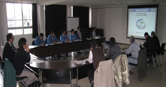 2009年12月は（現）当社仙台分工場会議室で開催