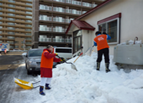 除雪活動